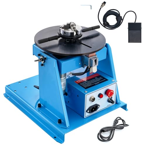 VEVOR Schweißdrehtisch 20 W Schweißpositionierer 1-12 U/min Manipulator 10 kg(Horizontal)/5 kg(vertikal) Drehtisch...