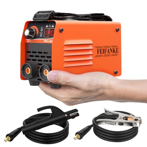 FEIFANKE ARC140 Ultra Mini Inverter Schweißgerät – 140 A IGBT DC Elektroden Schweißgerät mit Lift TIG,...